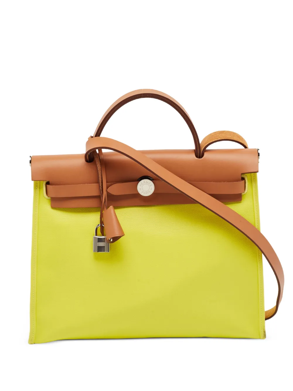 Hermès Pre-Owned 2023 31 Herbag Zip handbag - Giallo