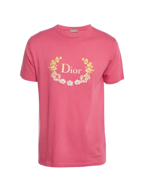 Christian Dior Pre-Owned playera con logo bordado