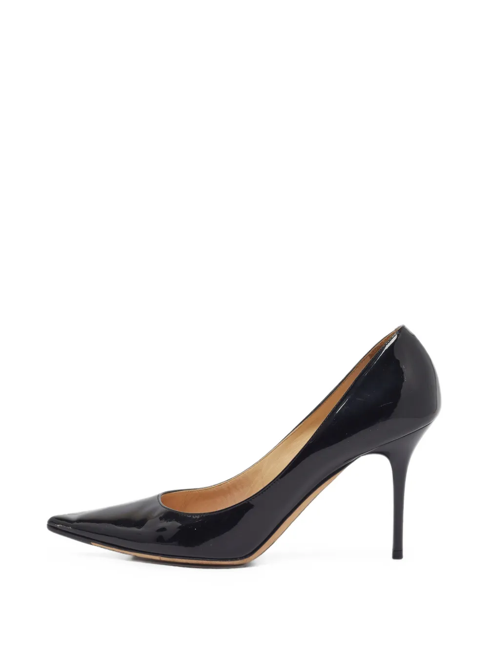 Jimmy Choo Pre-Owned Romy patent-leather pumps - Schwarz