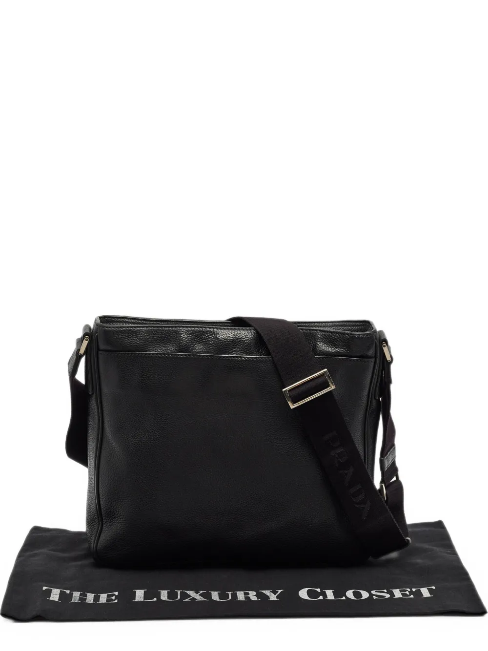 Prada Pre-Owned zip-pocket messenger bag - Nero