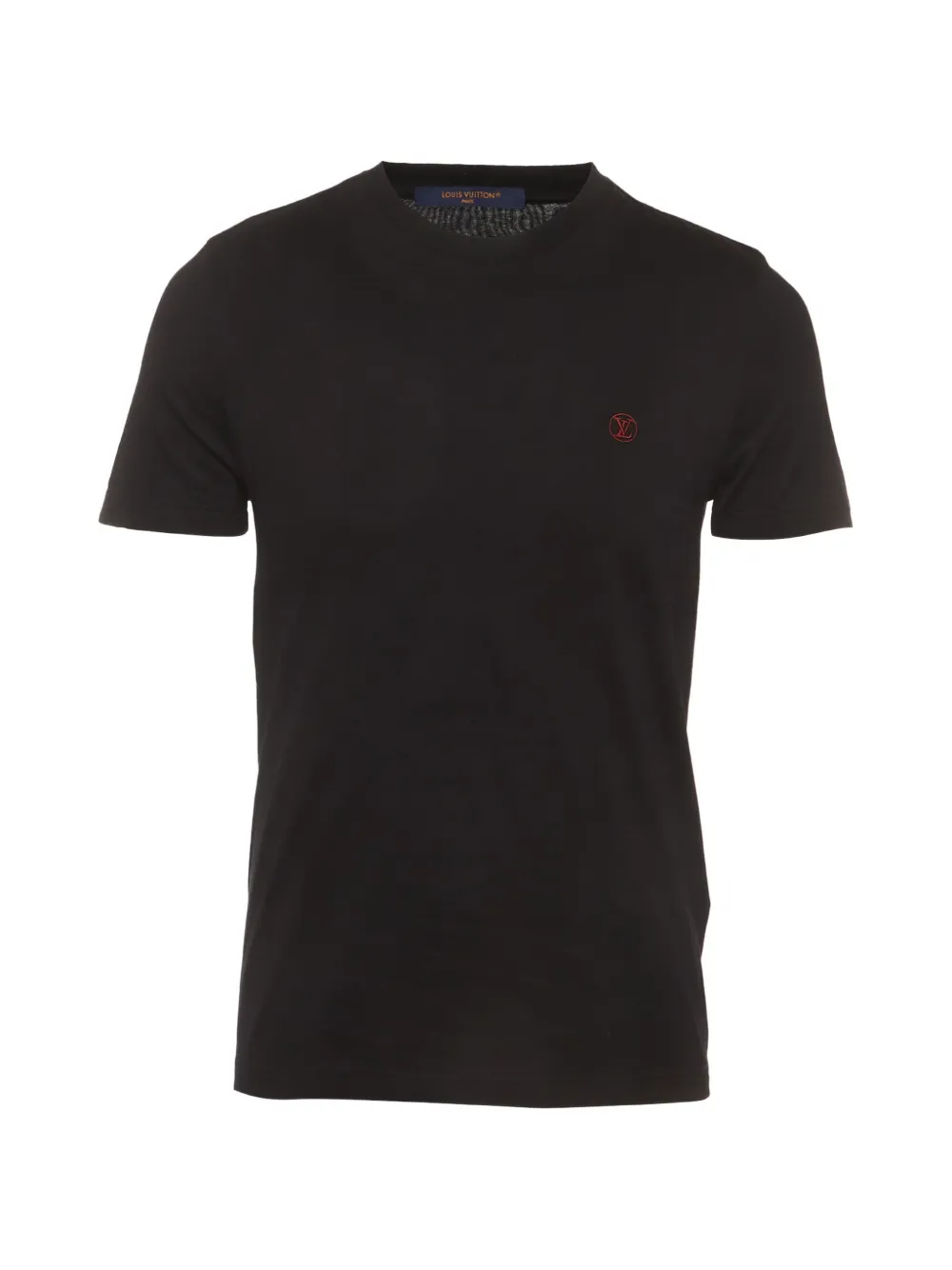 Louis Vuitton Pre-Owned embroidered-logo crew-neck T-shirt - Nero