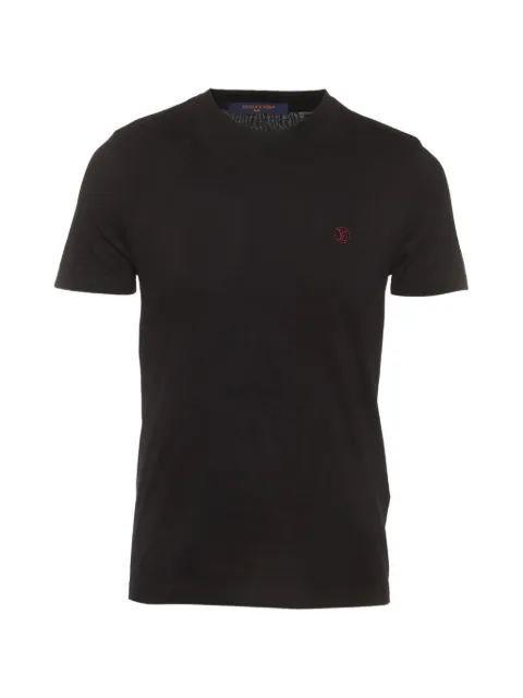 Louis Vuitton Pre-Owned embroidered-logo crew-neck T-shirt