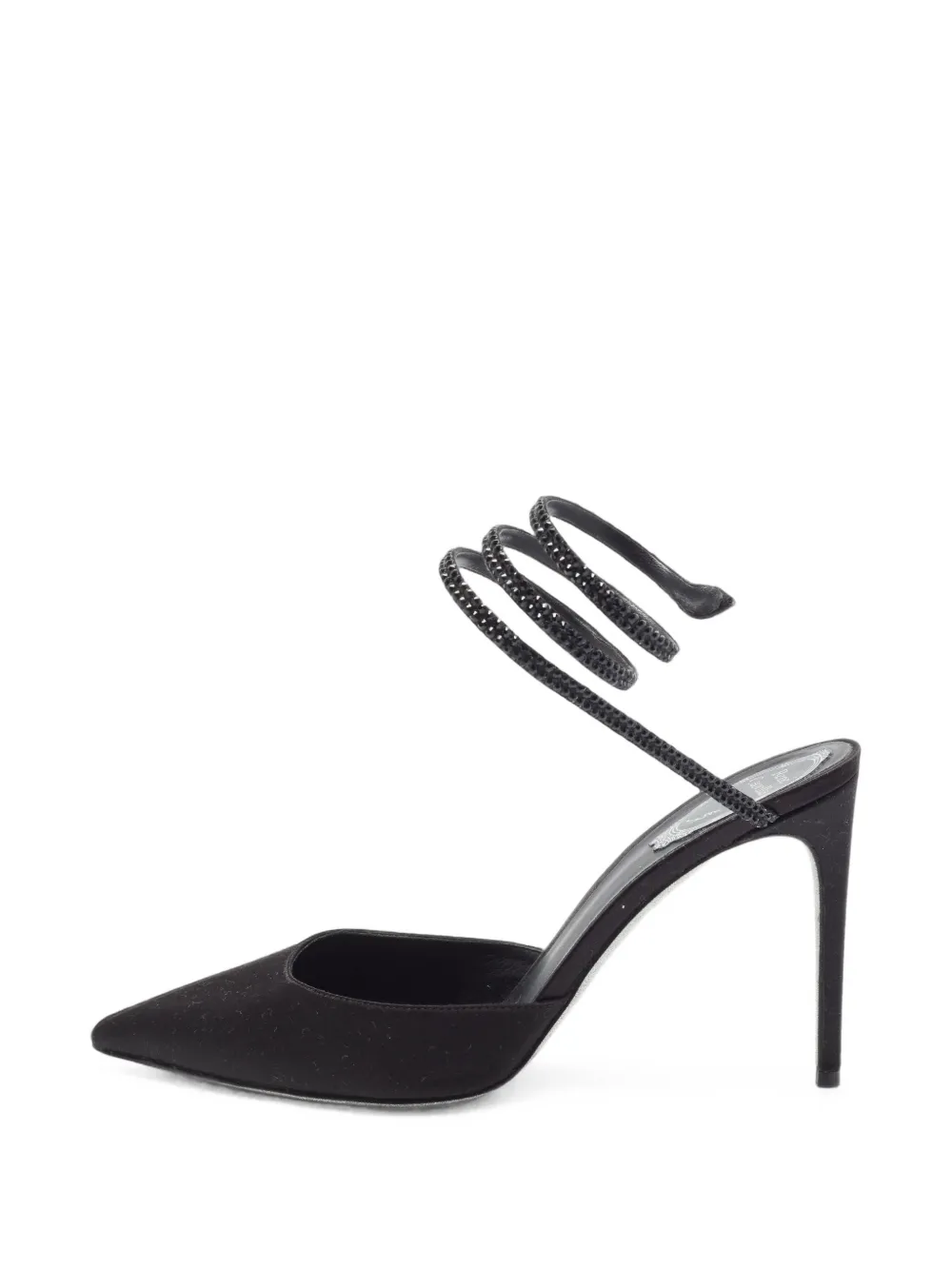 René Caovilla Cleo crystal-embellished pumps - Schwarz