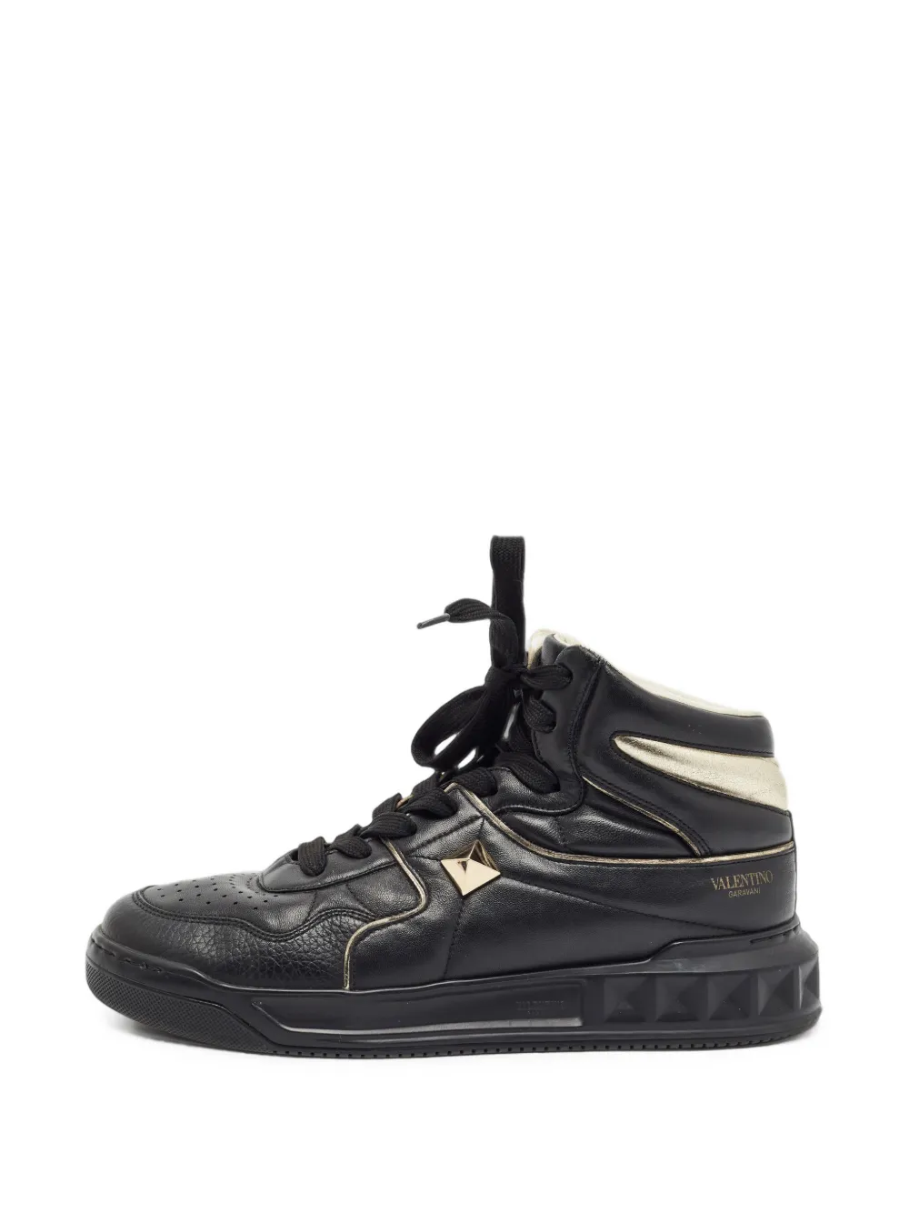 Valentino Garavani Pre-Owned One Stud high-top sneakers - Schwarz
