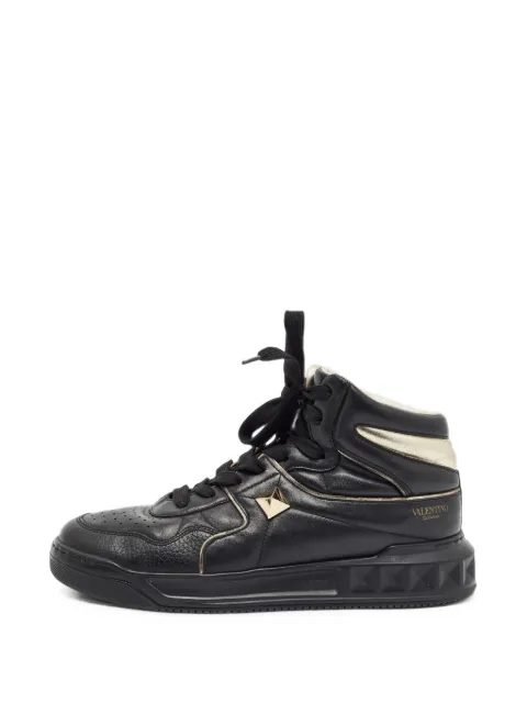 Valentino Garavani Pre-Owned One Stud high-top sneakers
