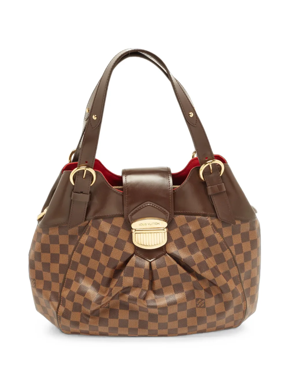 Louis Vuitton Pre-Owned 2011 medium Sistina Damier Ebene shoulder bag - Marrone