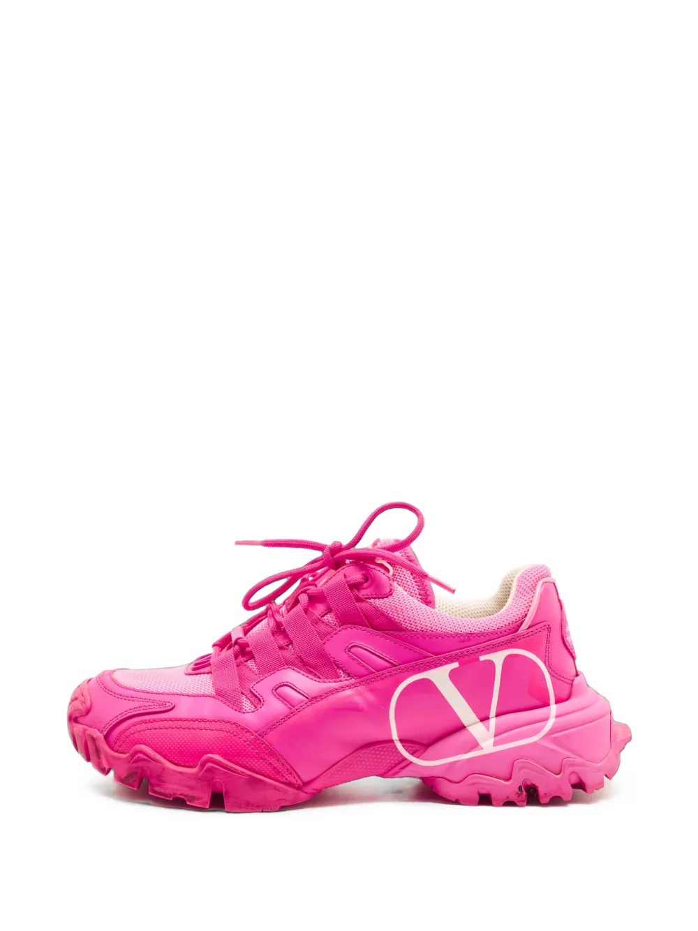 Valentino Garavani Pre-Owned VLogo Climbers Sneakers - Rosa