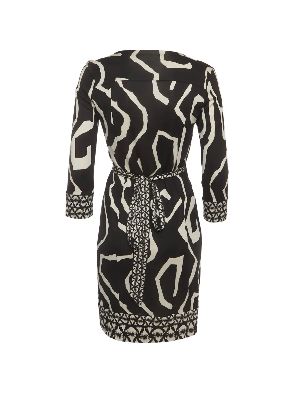 Diane Von Furstenberg Vintage Tallulah midi wrap dress - Nero