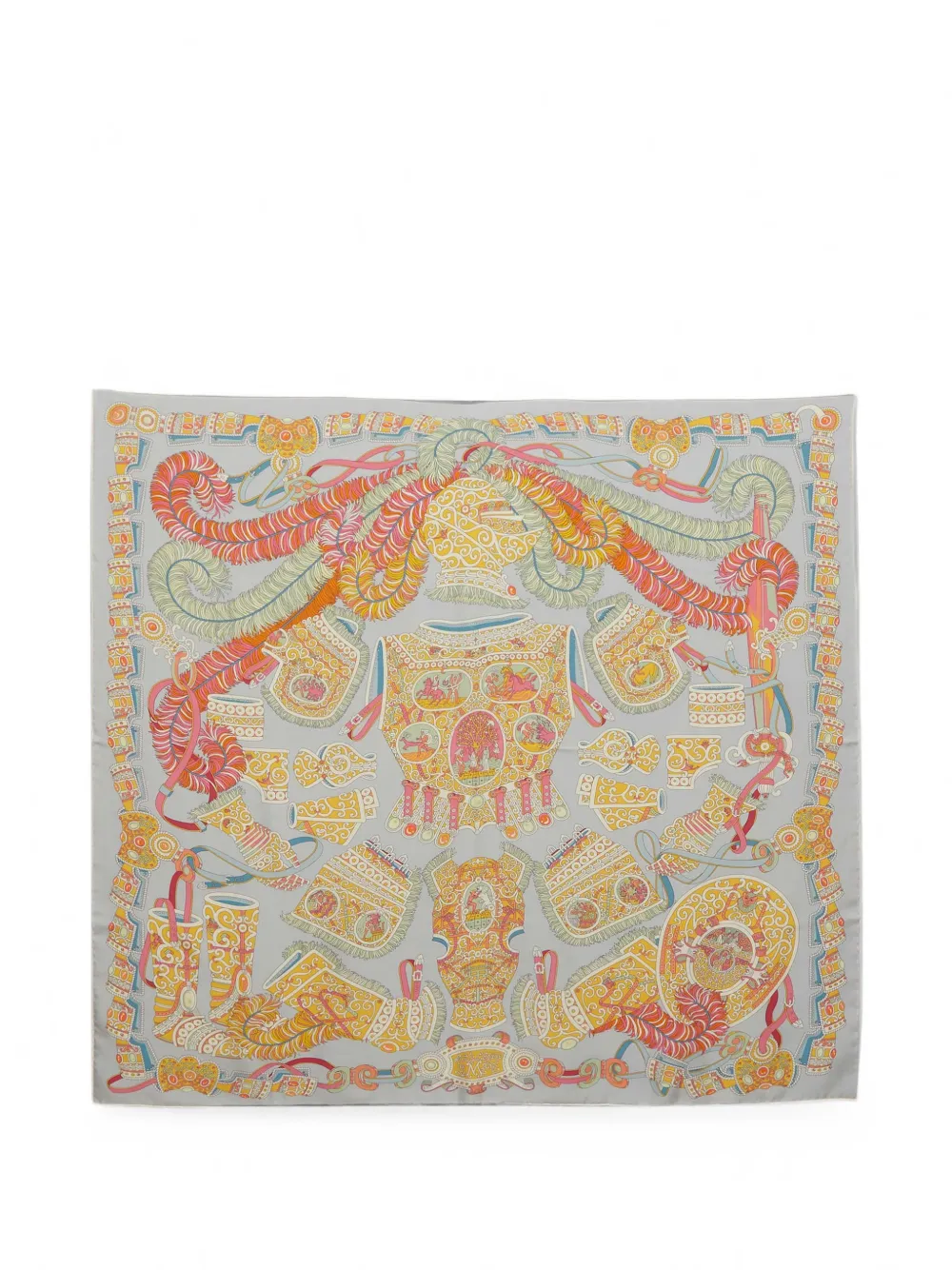 Hermès Pre-Owned Sous l'Egide de Mars Carré scarf - Grau