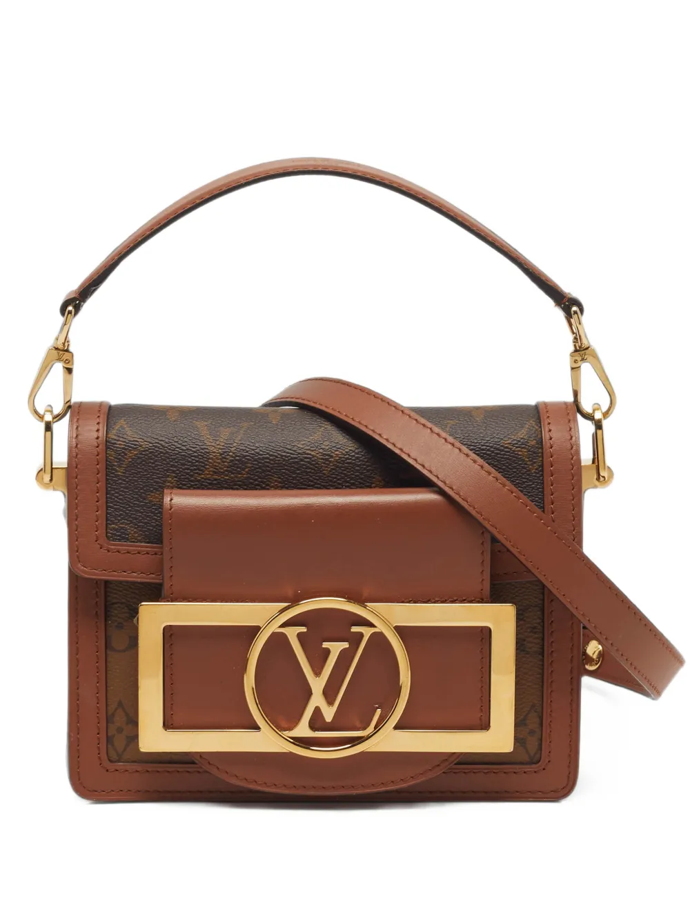 Louis Vuitton Pre-Owned XL Dauphine Monogram Reverse shoulder bag - Braun