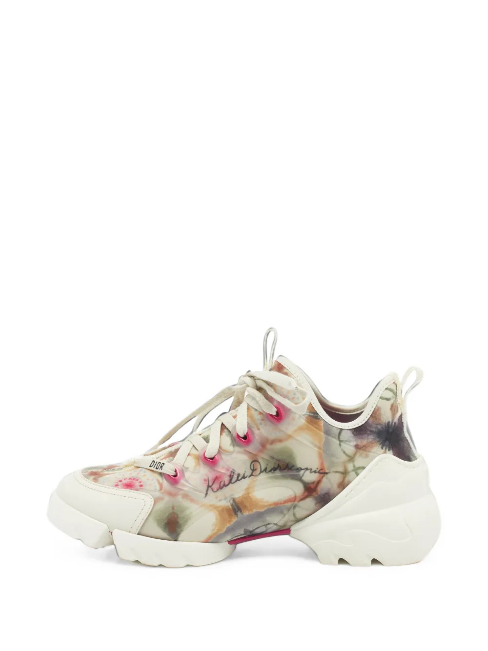 Christian Dior Pre-Owned D-Connect sneakers - Nude