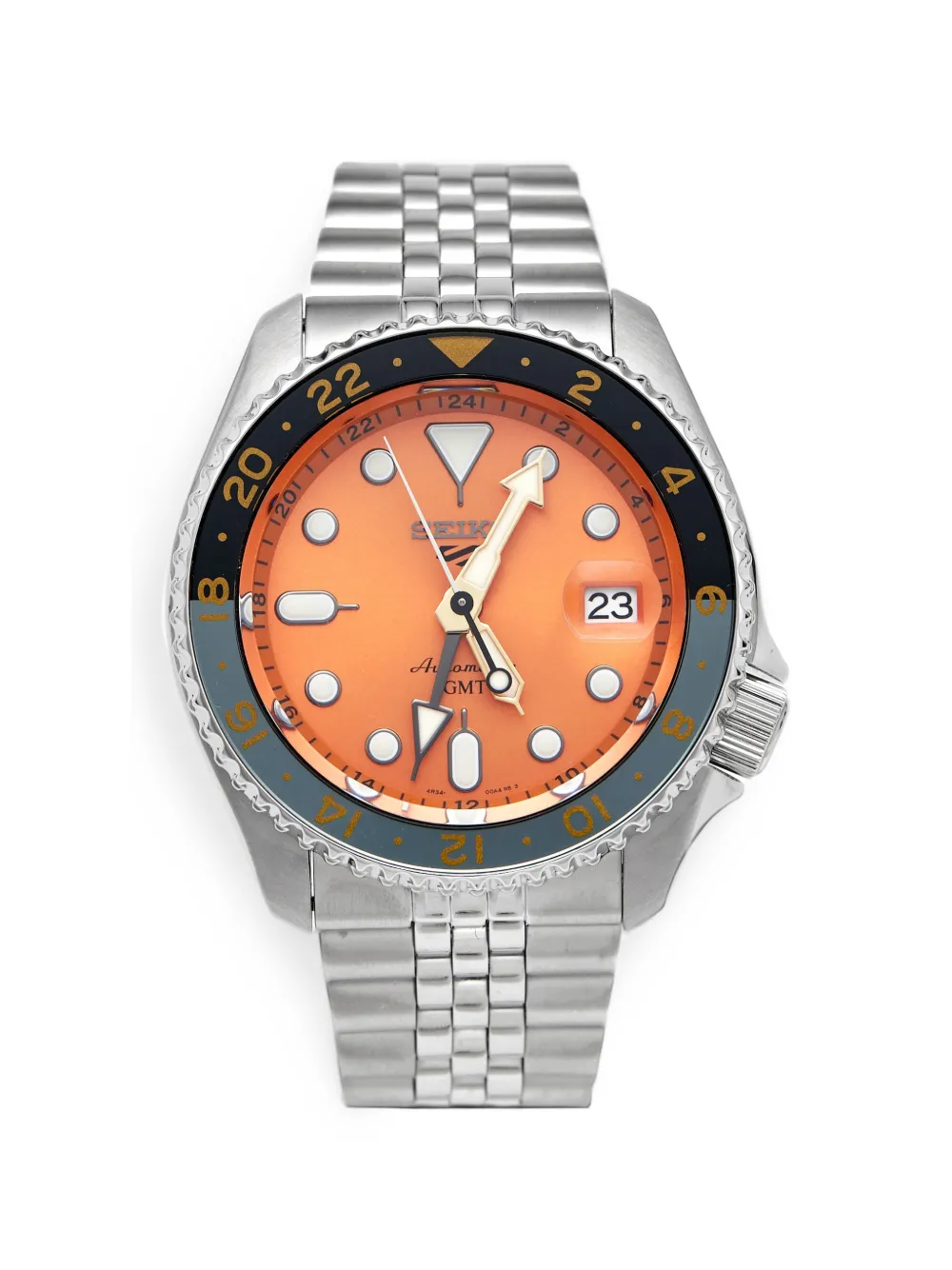 SEIKO PREOWNED 5 Sports 42.5mm watch - Arancione