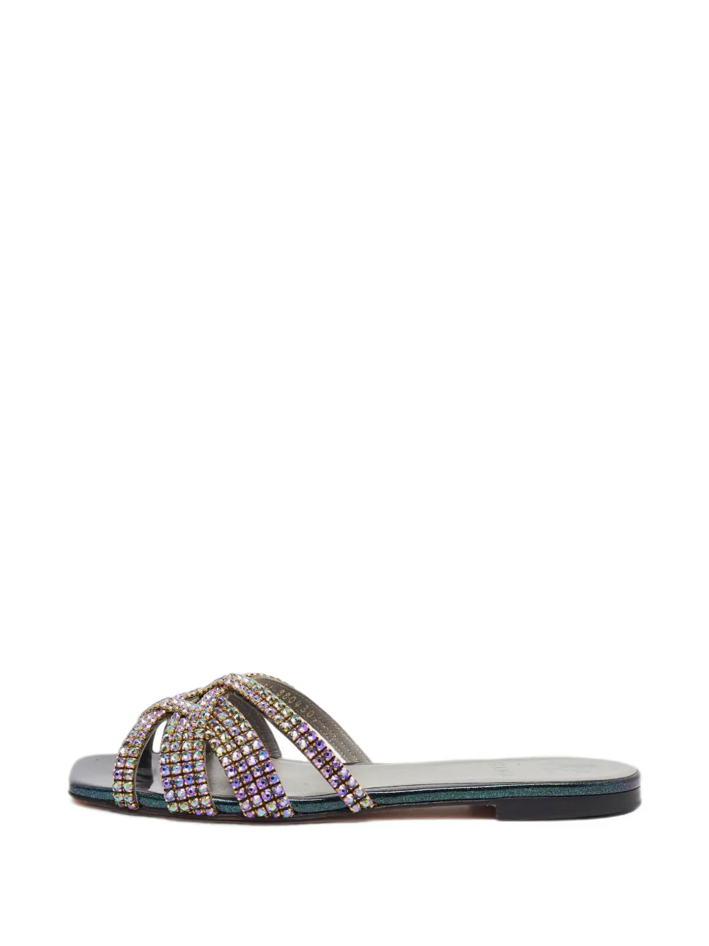Gina Loren crystal-embellished sandals - Violett