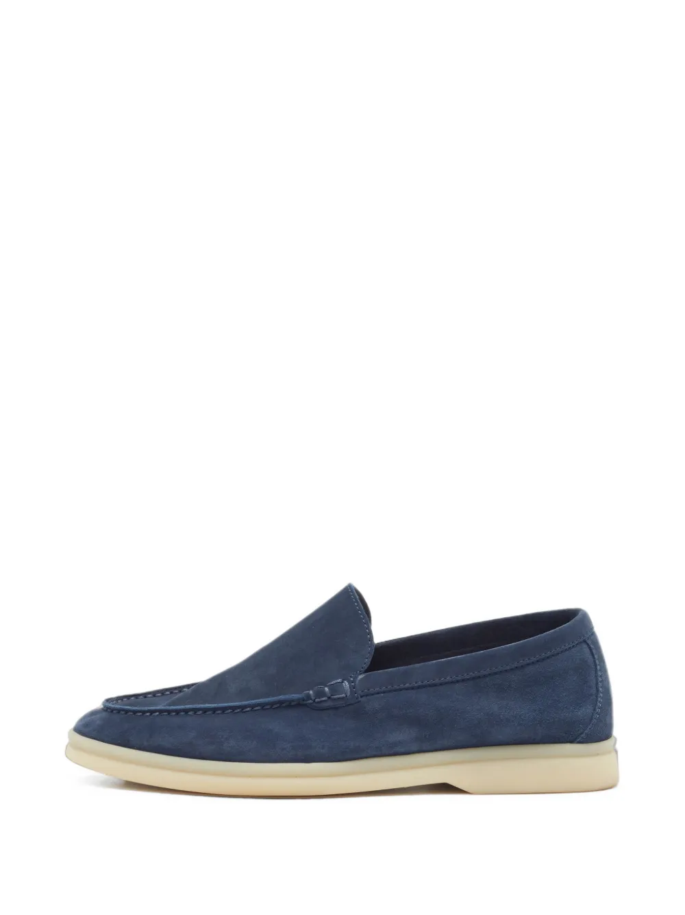 Loro Piana Pre-Owned Summer Walk suede loafers - Blau
