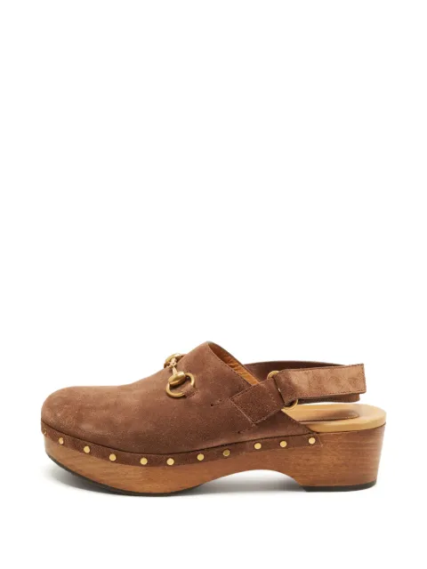 Gucci Pre-Owned zuecos Amstel Horsebit