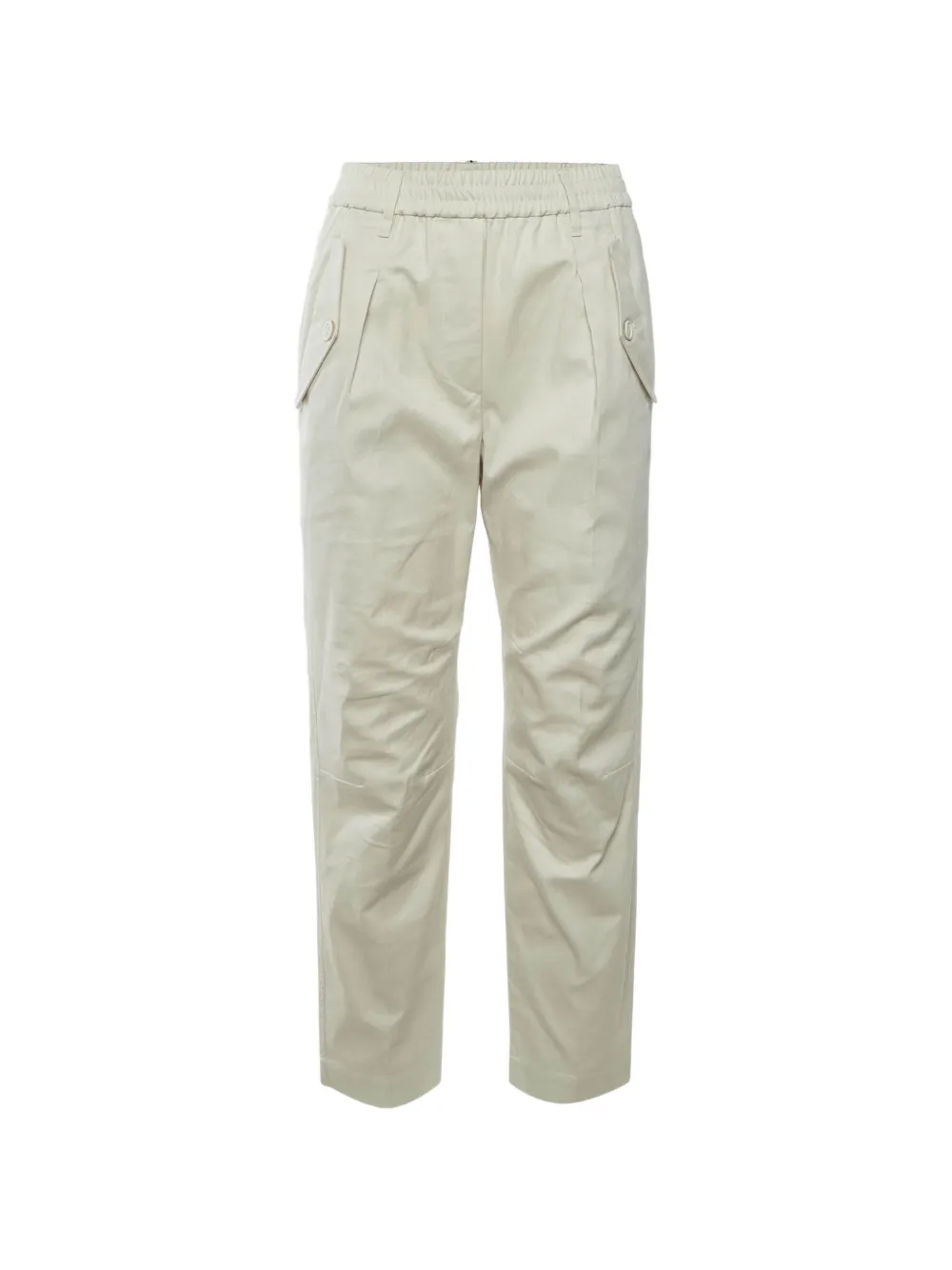 Brunello Cucinelli Pantaloni in gabardine con pieghe - Toni neutri