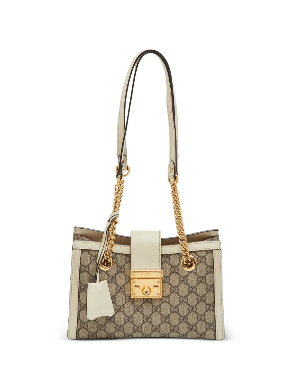 Gucci Pre-Owned Padlock GG Supreme shoulder bag - Toni neutri