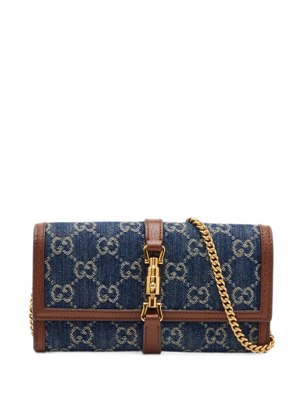 Gucci Pre-Owned Jackie 1961 GG cross body bag - Blu