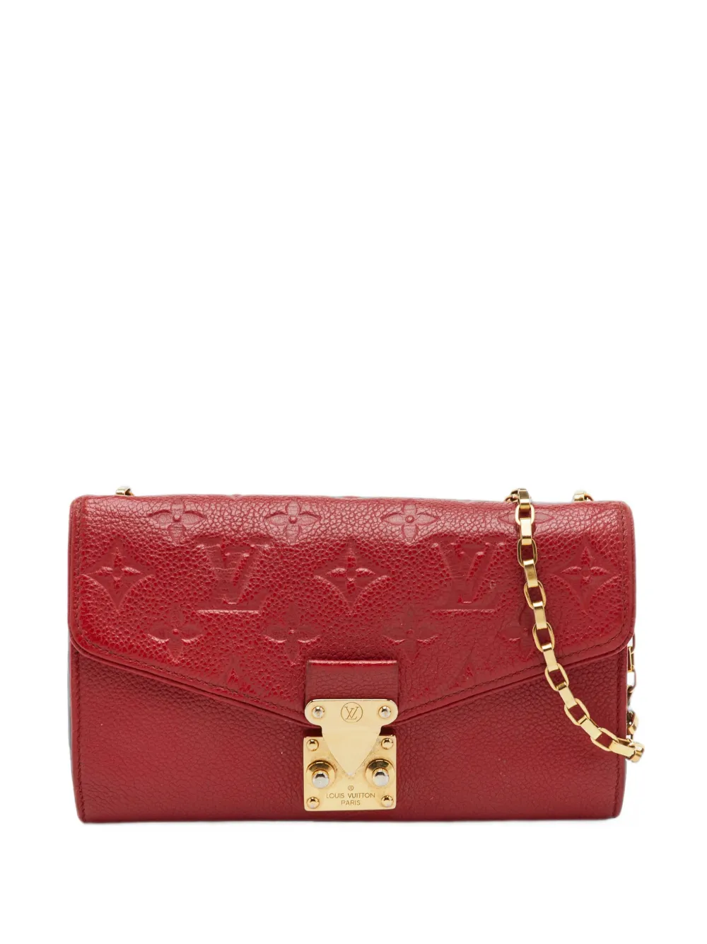 Louis Vuitton Pre-Owned Saint Germain Monogram Empreinte clutch bag - Rosso