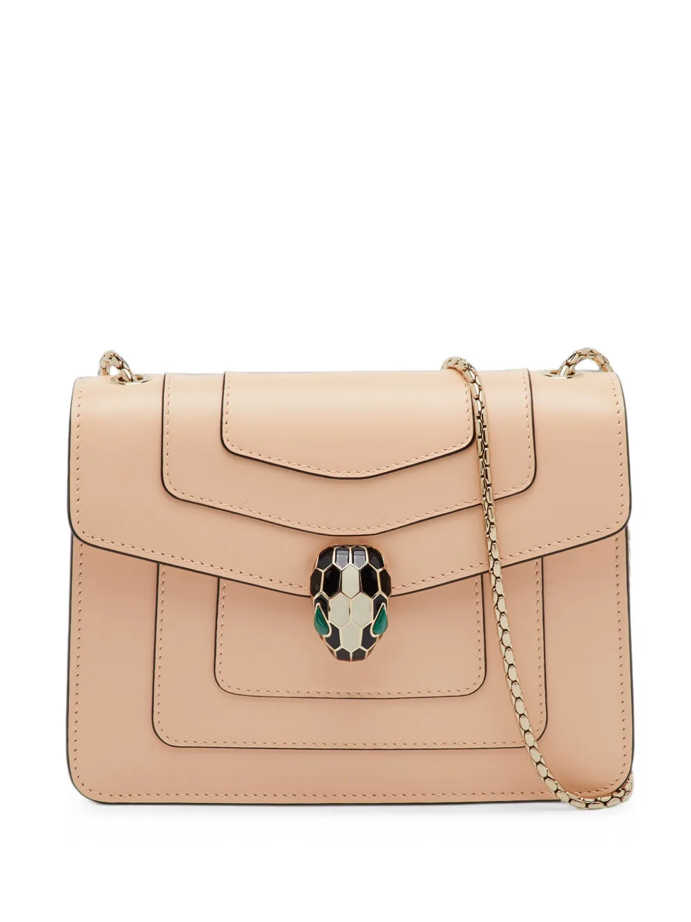 Bvlgari Pre-Owned Serpenti Forever flap shoulder bag - Nude