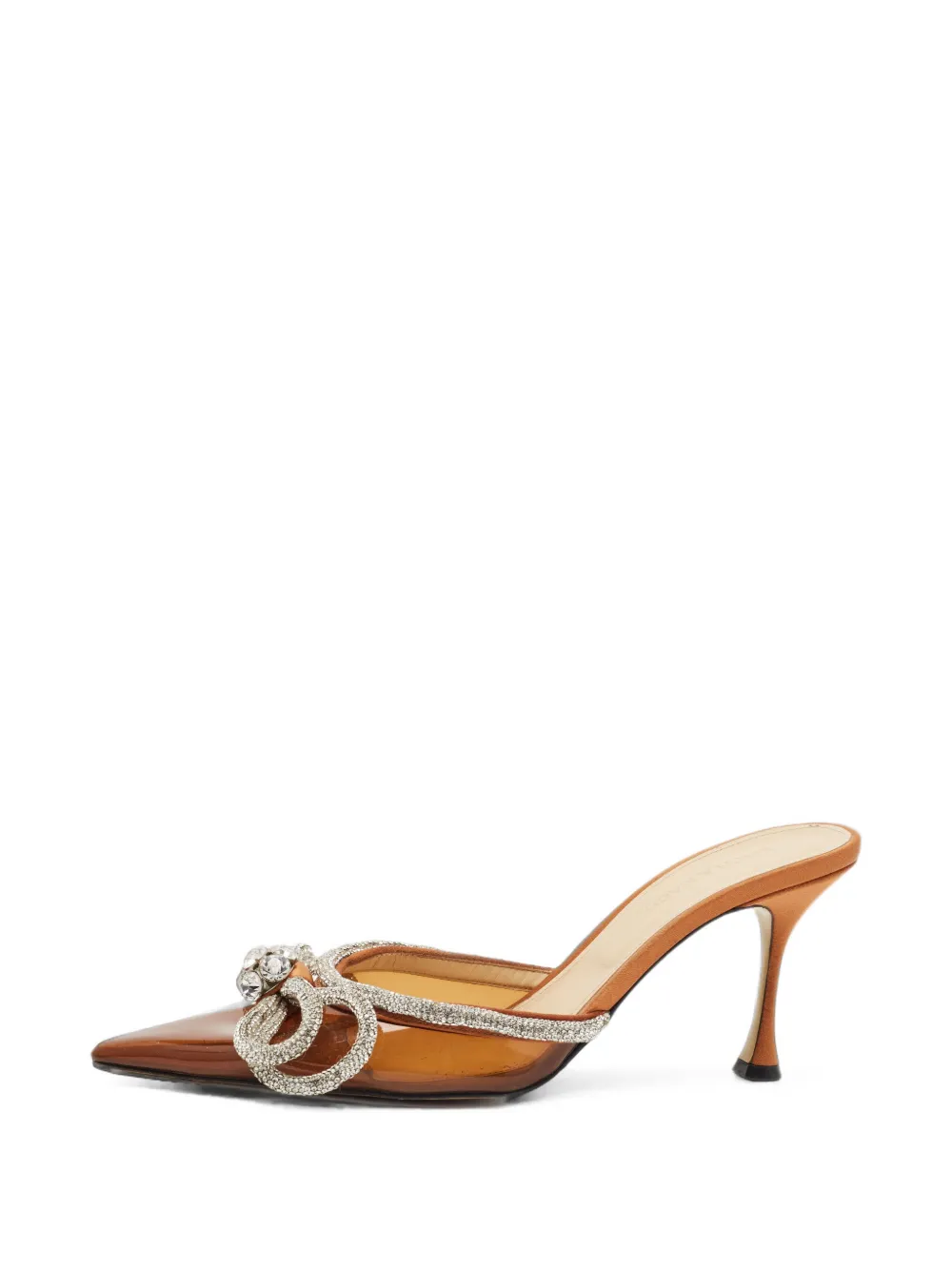 MACH & MACH Double Bow mules - Braun