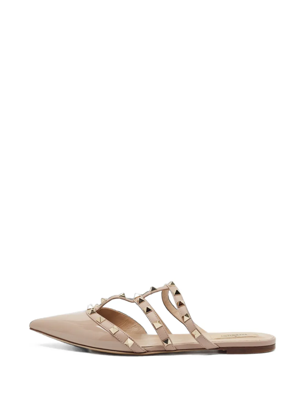 Valentino Garavani Pre-Owned Rockstud caged mules - Rosa
