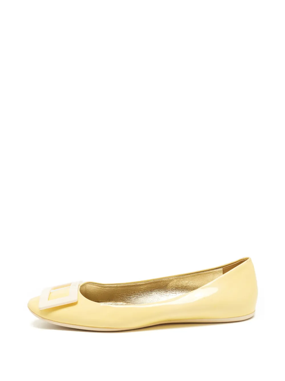 Roger Vivier Vintage ballerines Trompette à boucle - Jaune