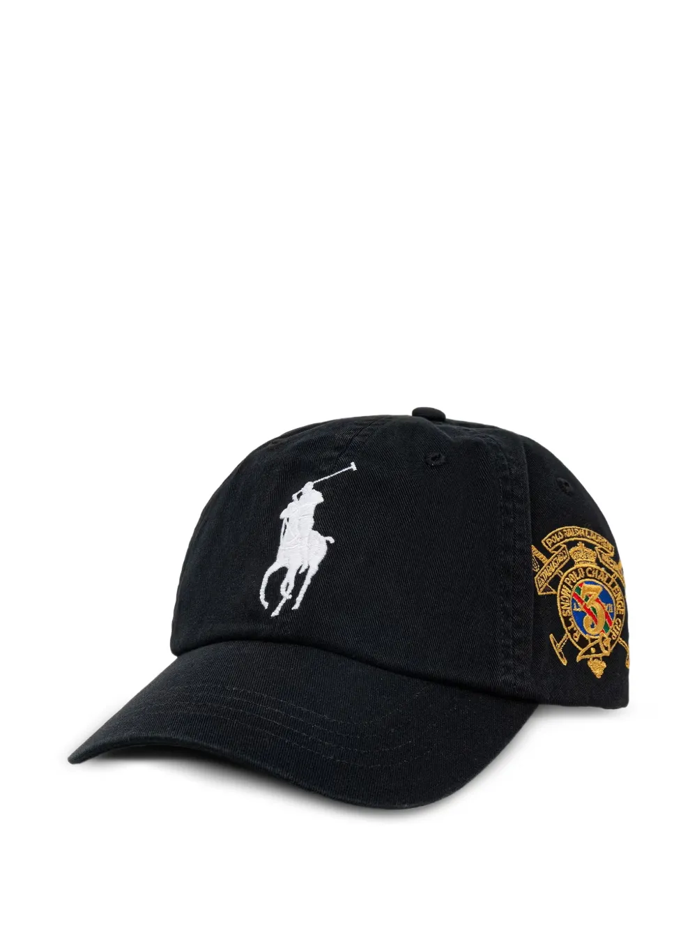 Polo Ralph Lauren Baseballkappe mit Logo-Stickerei - Schwarz