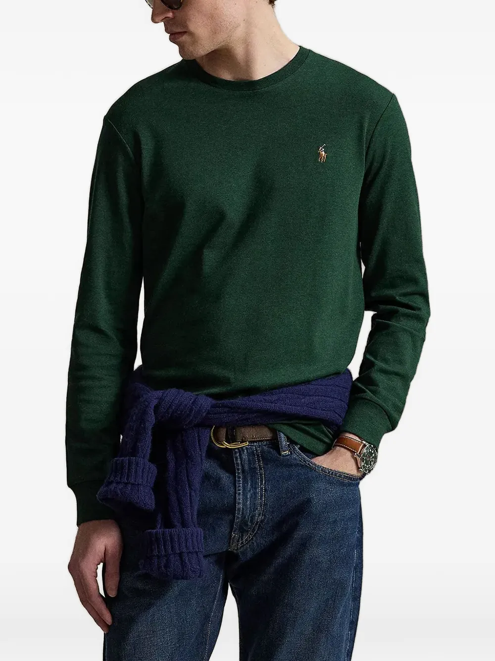 Polo Ralph Lauren logo-embroidered sweater - Verde