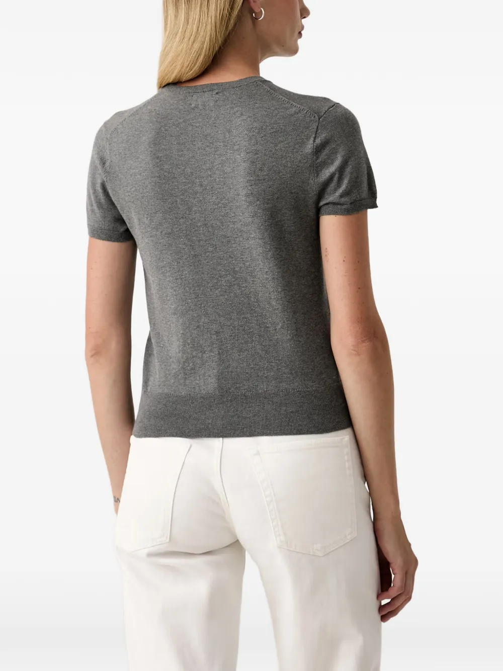 Polo Ralph Lauren T-shirt met geborduurd logo Grijs