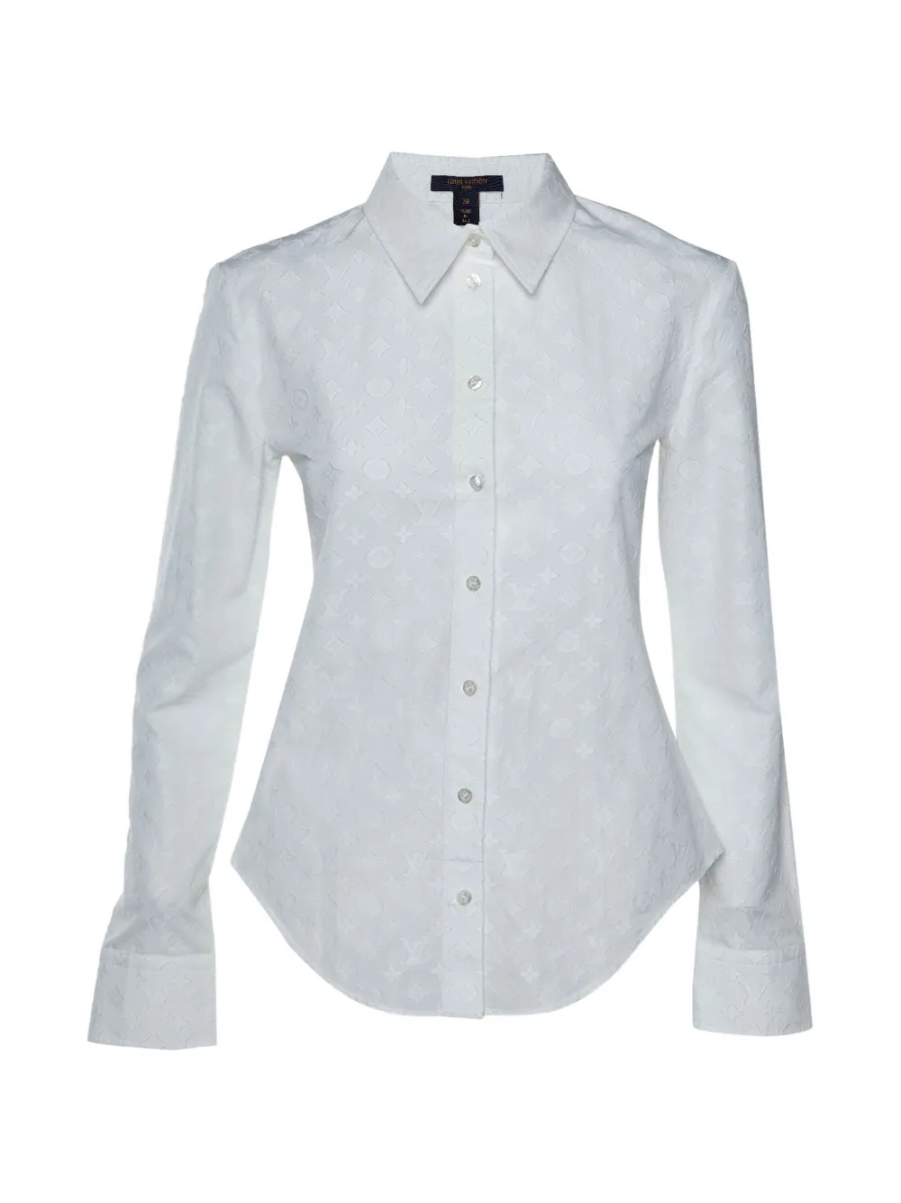 Louis Vuitton Pre-Owned chemise à motif monogrammé - Blanc