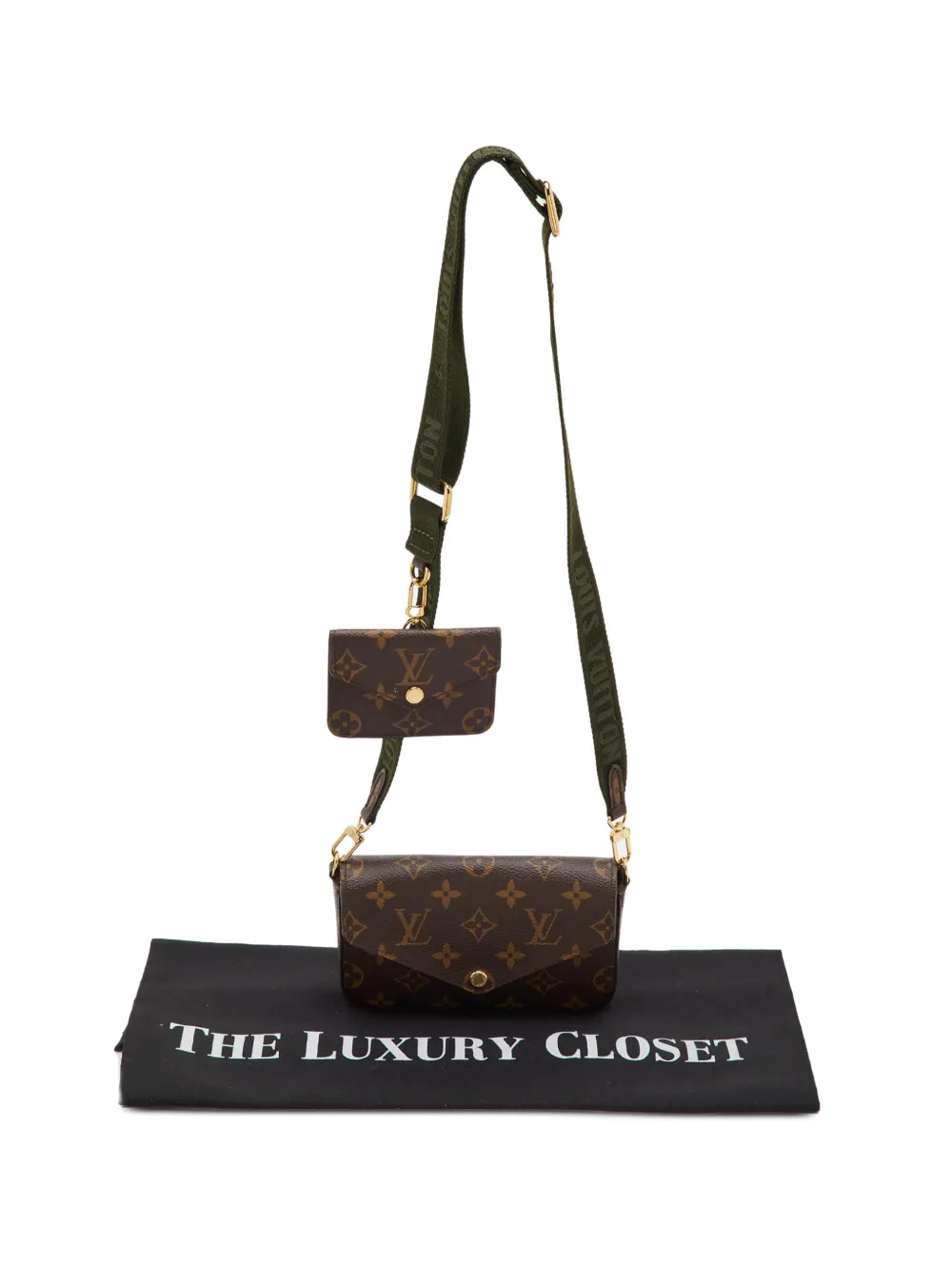 Louis Vuitton Pre-Owned Borsa Félicie Strap & Go con monogramma 2020 - Marrone