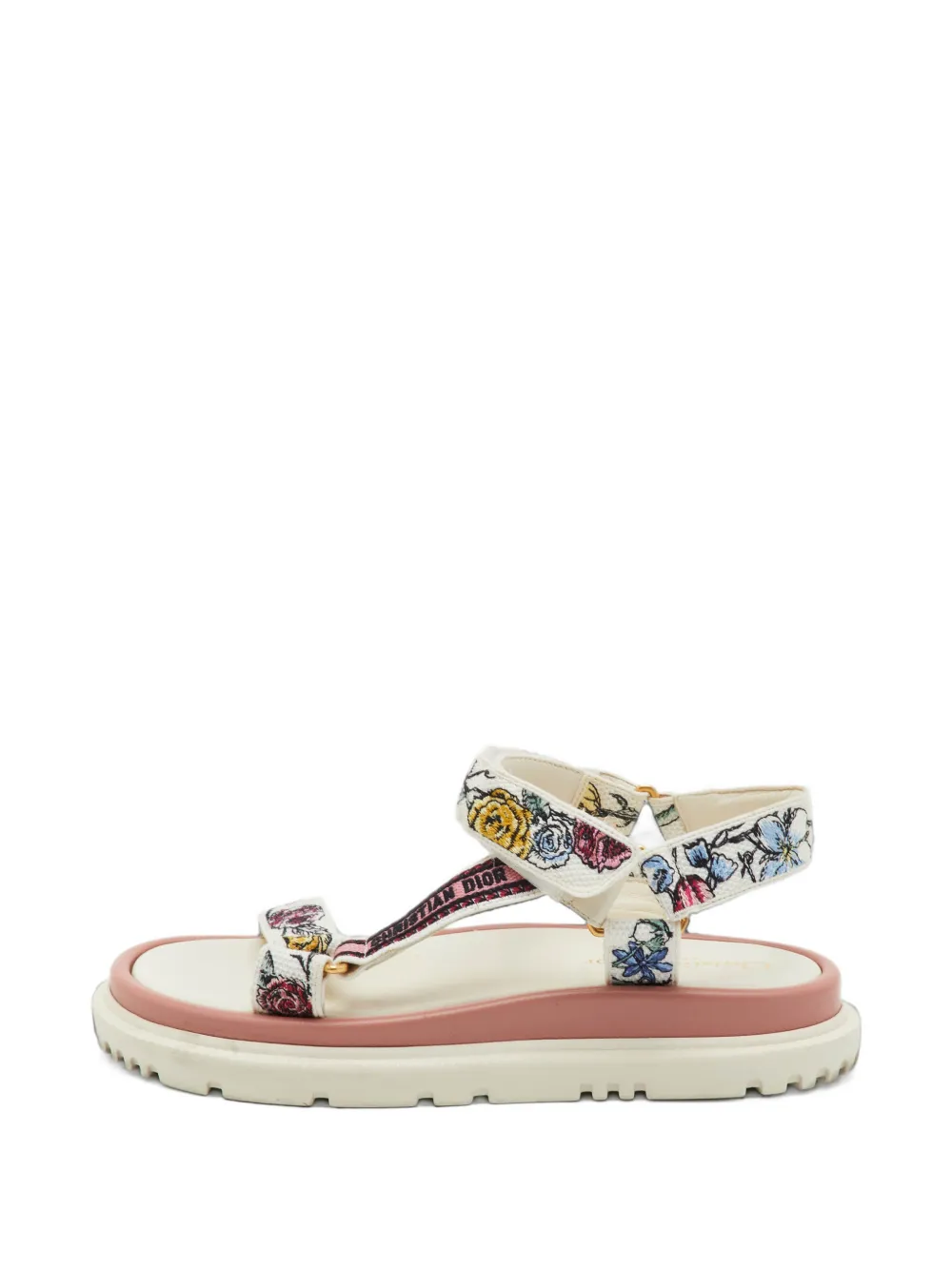 Christian Dior Pre-Owned D-Wave Florilegio Sandalen - Nude