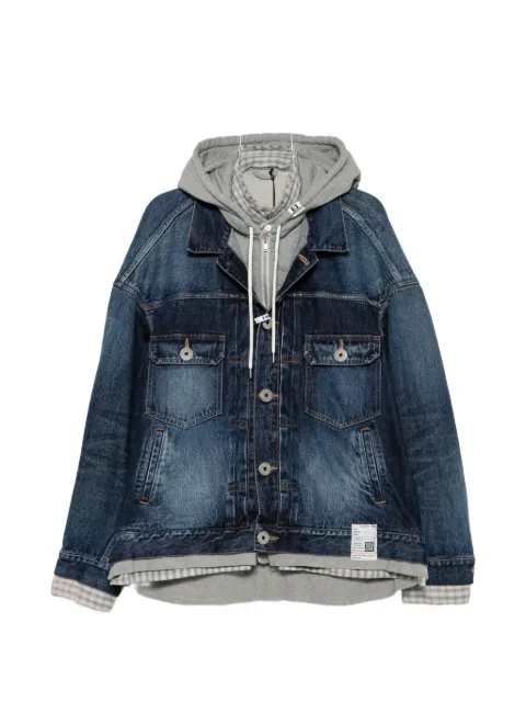 Maison MIHARA YASUHIRO layered-effect denim jacket