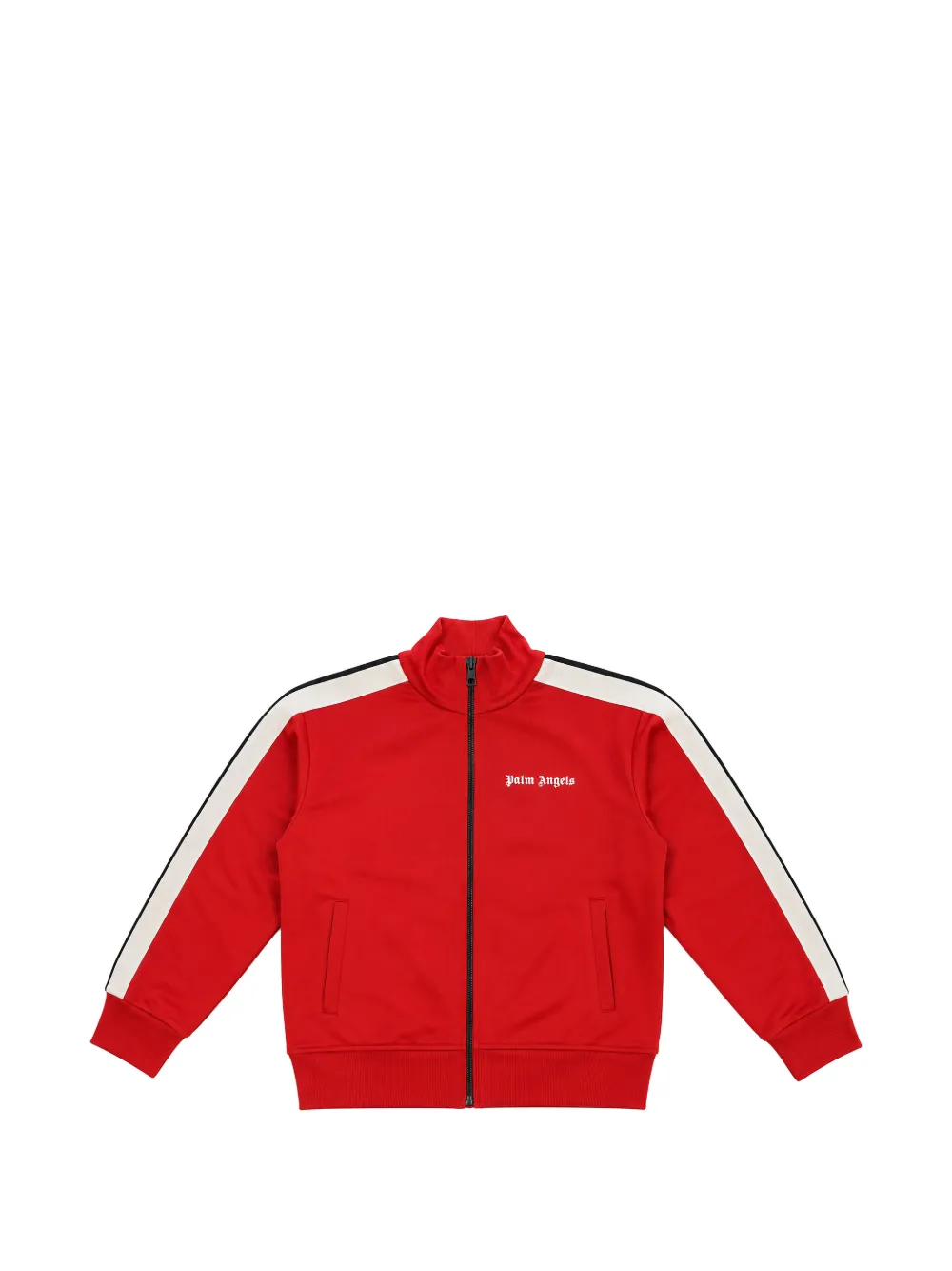 Palm Angels Kids logo-print side-stripe jacket - Rosso