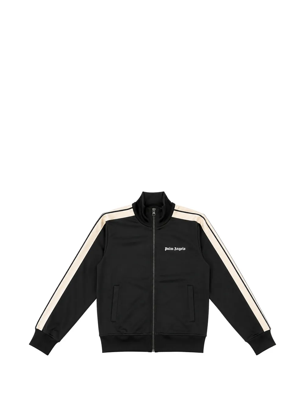 Palm Angels Kids logo-print side-stripe jacket - Nero