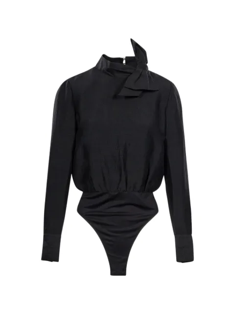 Roland Mouret body con cuello alto y lazo
