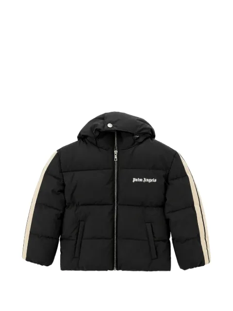 Palm Angels Kids logo-print padded jacket