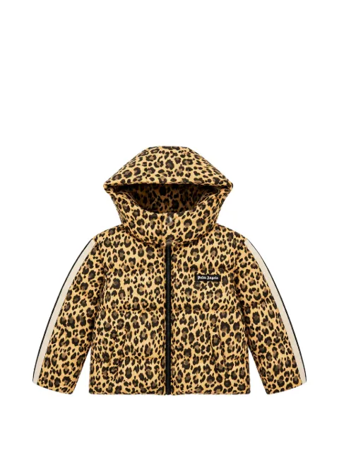 Palm Angels Kids leopard-print jacket