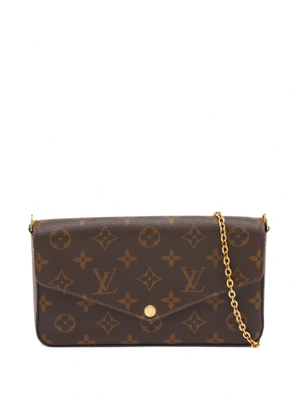 Louis Vuitton Pre-Owned Monogram Félicie Pochette clutch bag - Braun