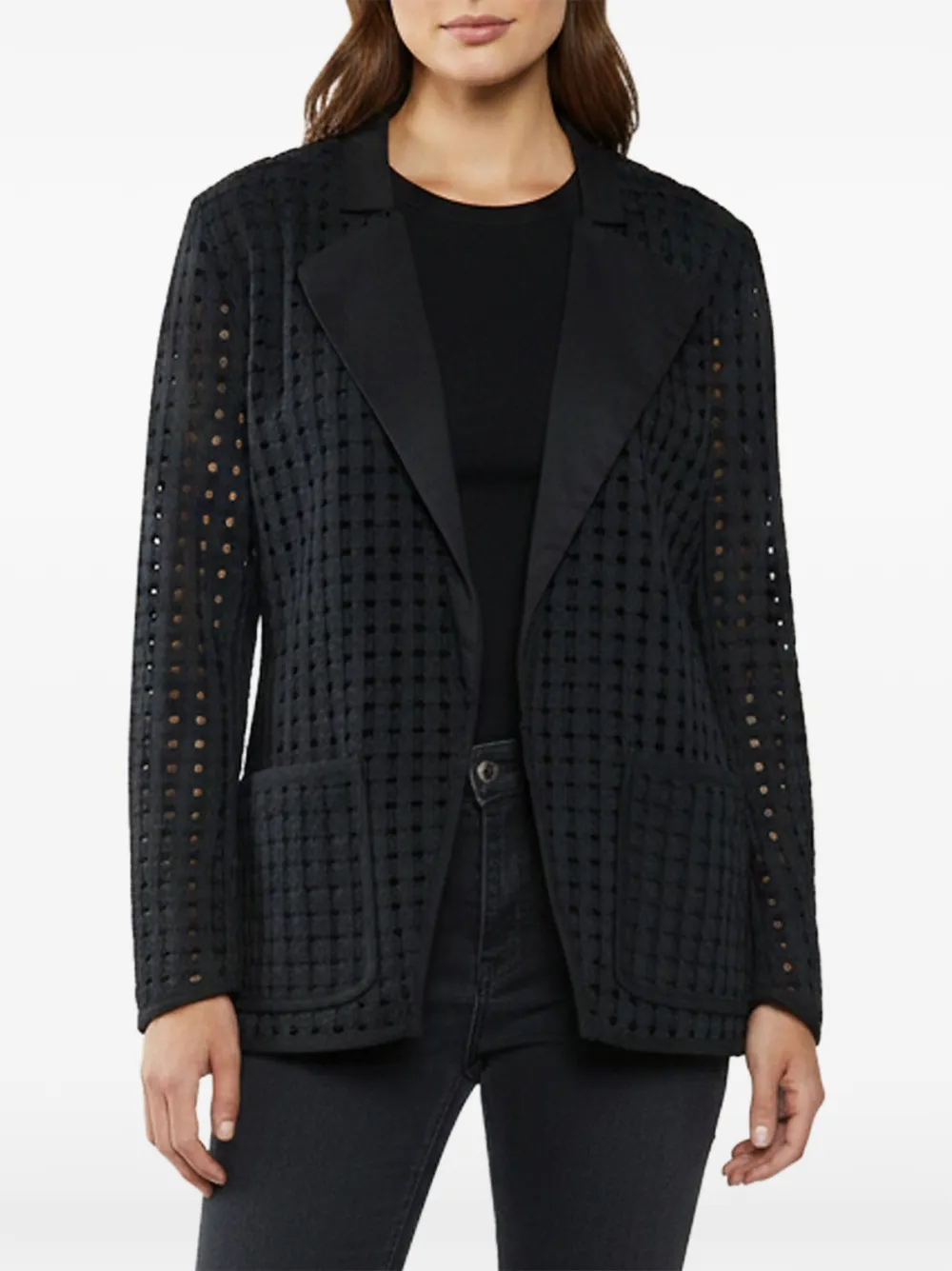 Isabel Marant Vintage blazer à design ouvert - Noir Isabel Marant Vintage blazer à design ouvert - Noir