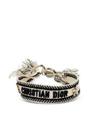 Christian Dior Pre-Owned 2000s chunky-logo ID Bracelet | Silver