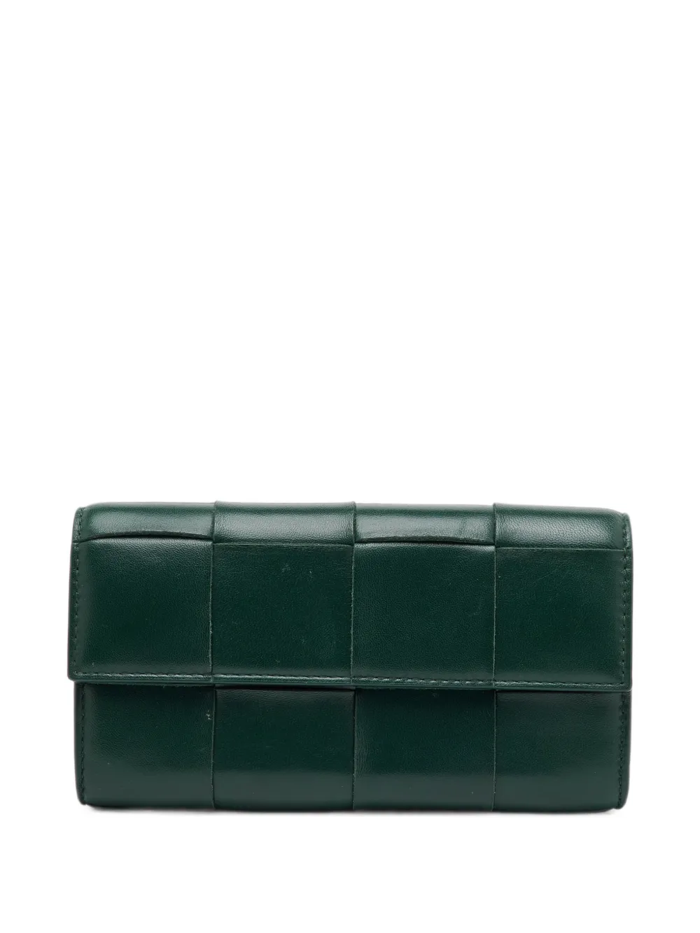 Bottega Veneta Pre-Owned Cassette Intrecciato wallet - Verde