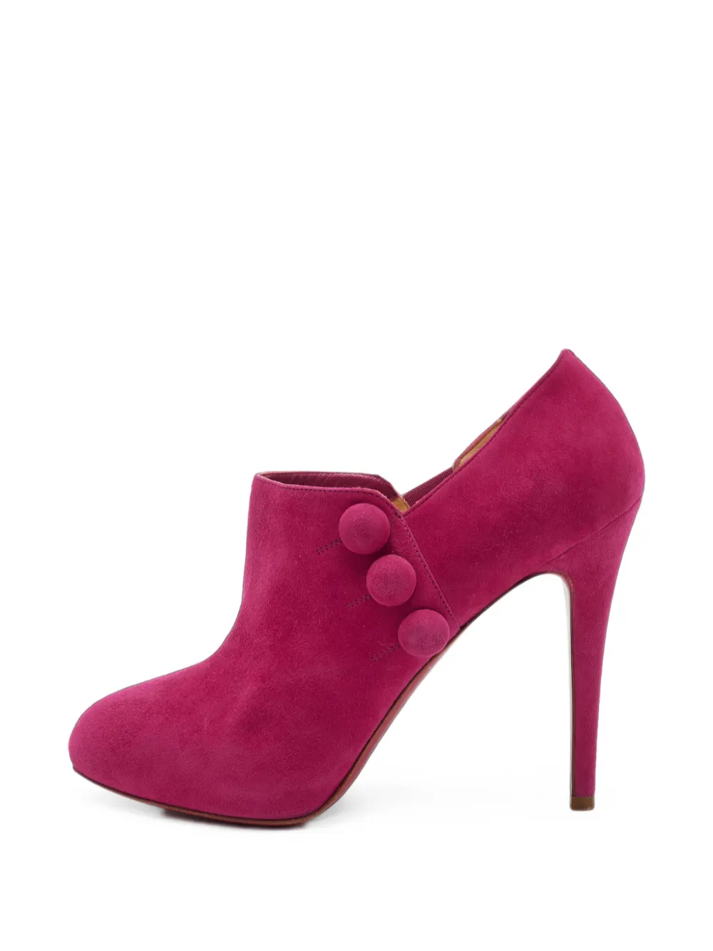 Christian Louboutin Pre-Owned C'est Moi button-detail pumps - Rosa