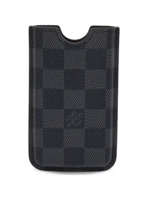 Louis Vuitton Pre-Owned Damier Graphite Handyhülle aus Canvas