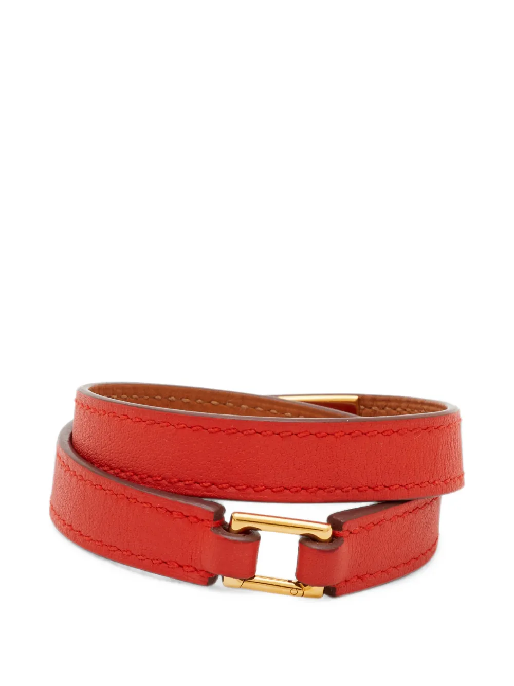 Hermès Pre-Owned Rivale Double Tour bracelet - Gold