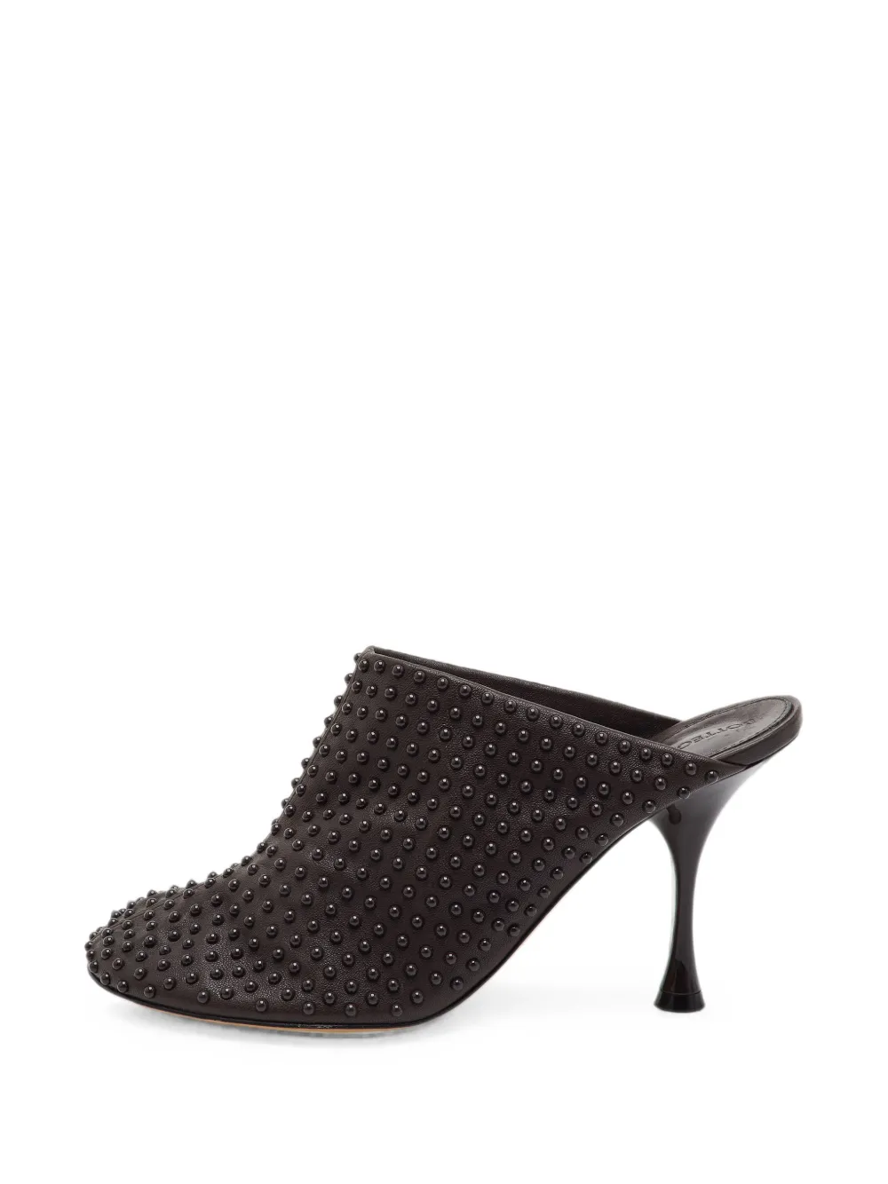 Bottega Veneta Pre-Owned Dot studded mules - Braun