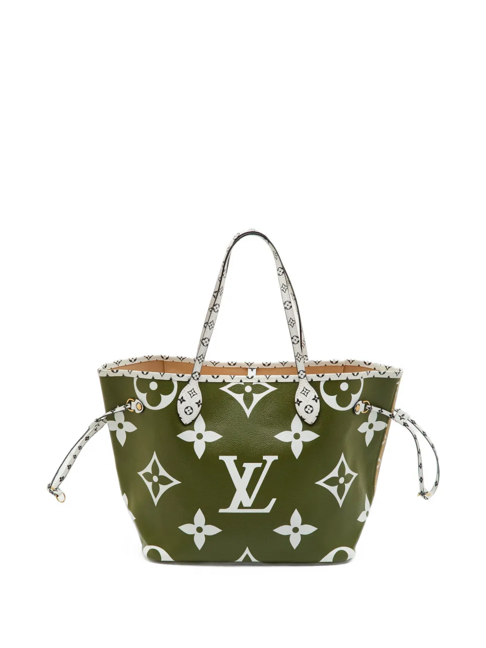 Louis Vuitton Pre-Owned Giant Neverfull shopper met monogram Groen