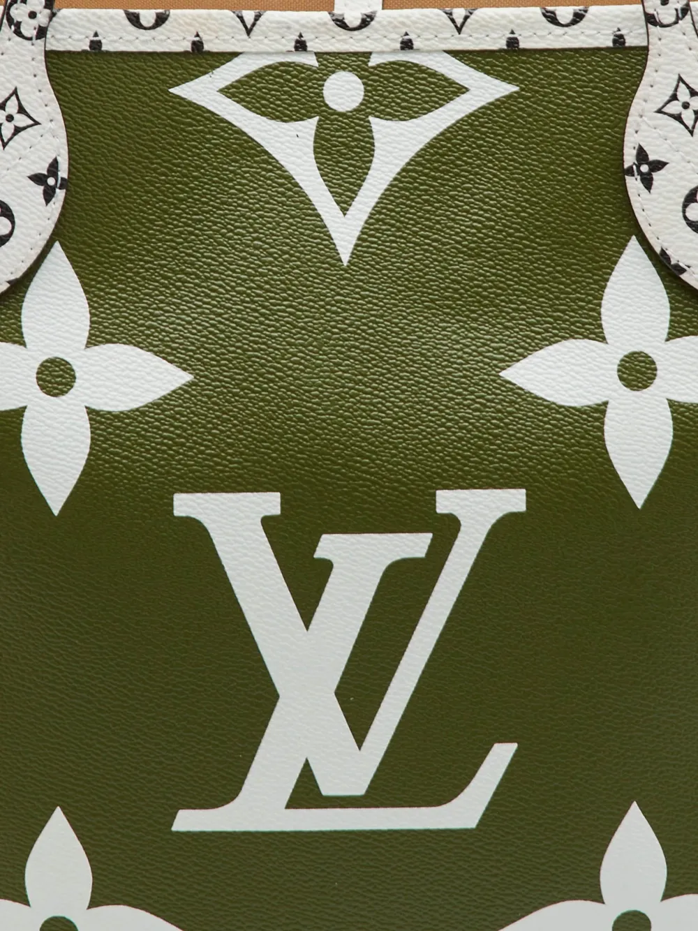Louis Vuitton Pre-Owned Giant Neverfull shopper met monogram Groen