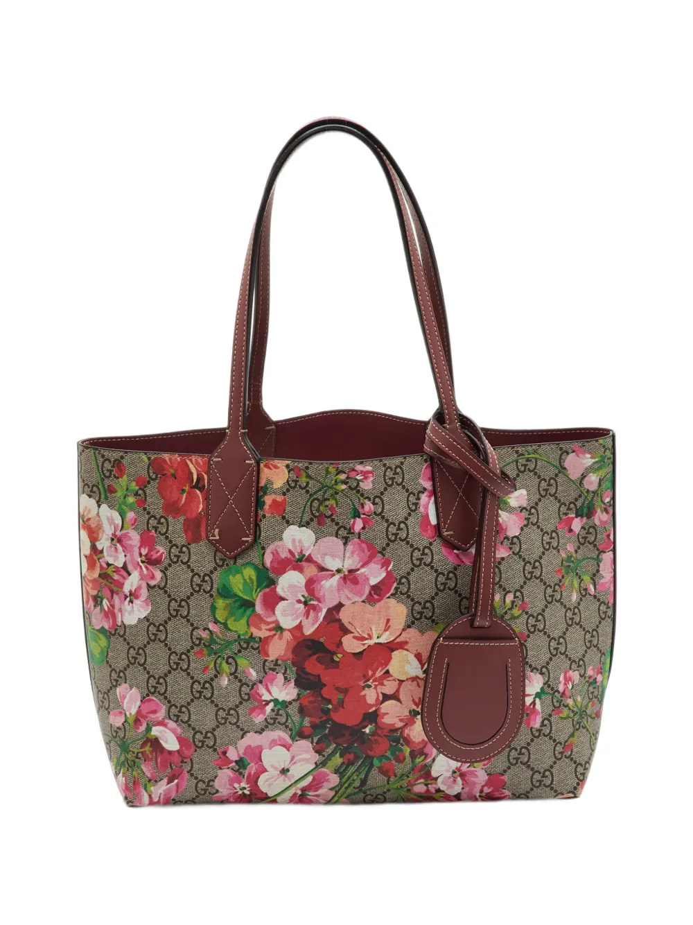 Gucci Pre-Owned reversible Blooms GG Supreme tote bag - Nude